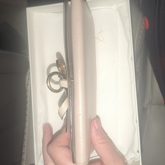 Chloé Luxury Pebbled Leather Wallet – Soft Pink, Like New Retail $675. - Picture 7 of 11